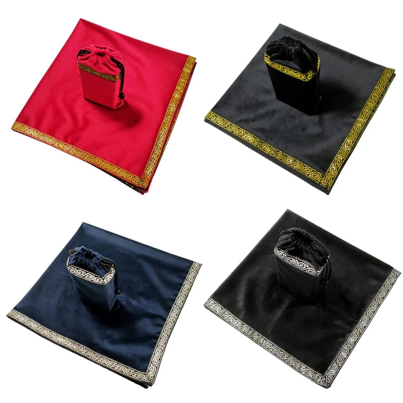 Mystic Velvet Divination Tablecloth & Tarot Pouch