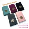 Elegant Flannel Tarot Cards Pouch - Available in Blue, Pink, Purple, and Black